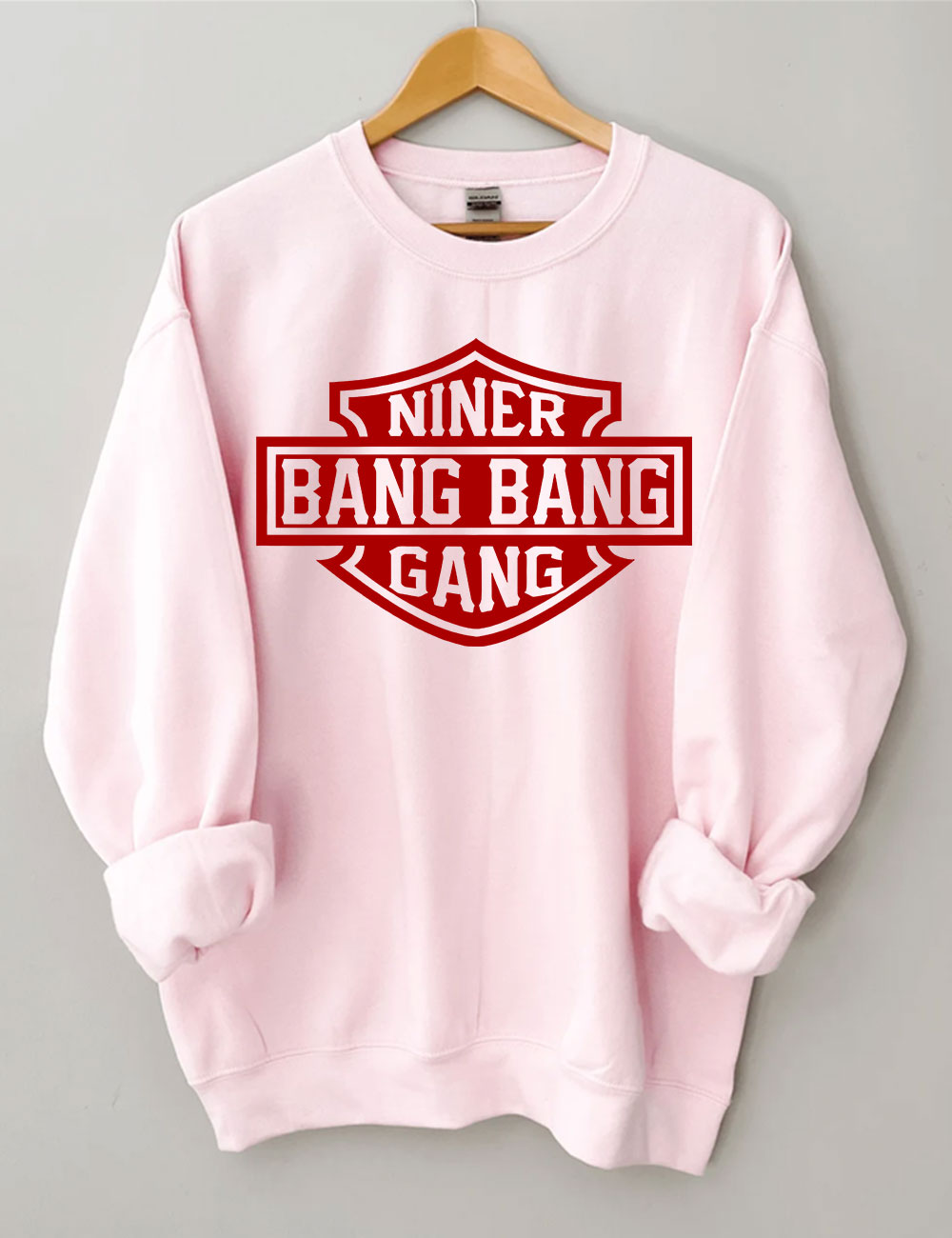Bang Bang Niner Gang Football Sweatshirt