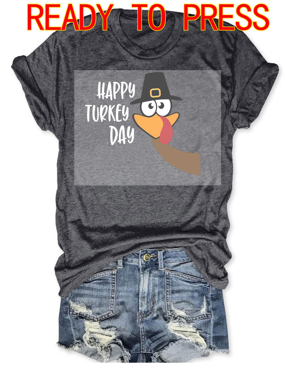 Gobble Gobble Thanksgiving DTF Heat Transfer