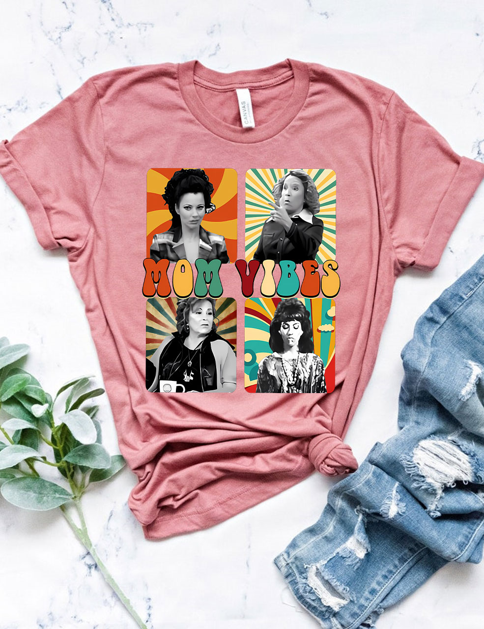 Retro Mom Vibes T-shirt