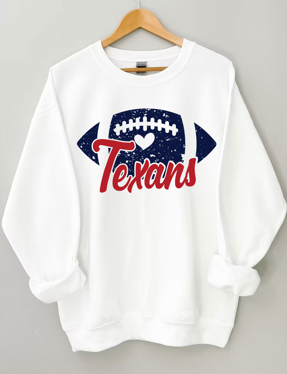 Love For Houston Texans Football Sweatshirt