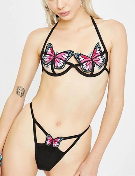 Butterfly Bandage Bra & Panties Set