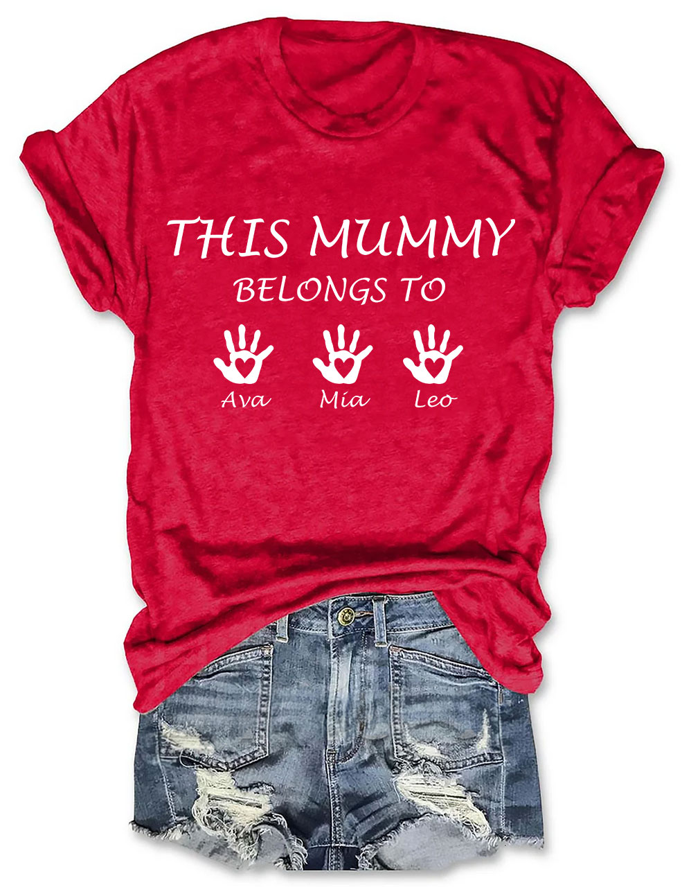 Custom Mama This Mummy Belongs T-shirt