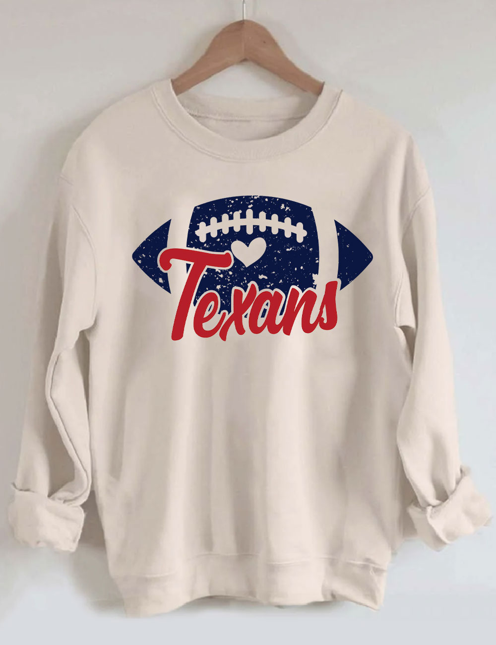 Love For Houston Texans Football Sweatshirt