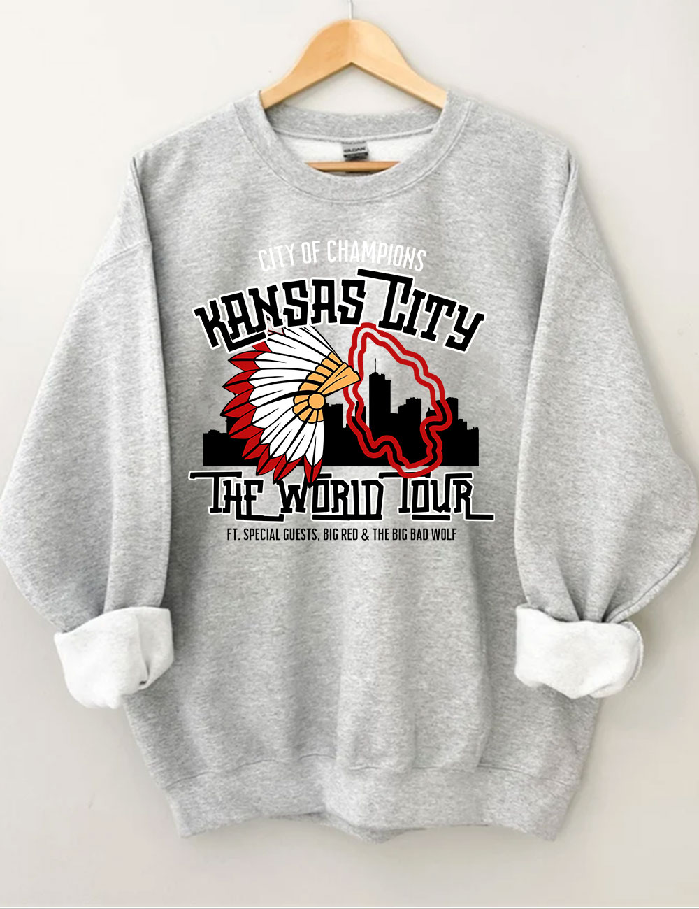 Kansas City WORLD TOUR Football Sweatshirt