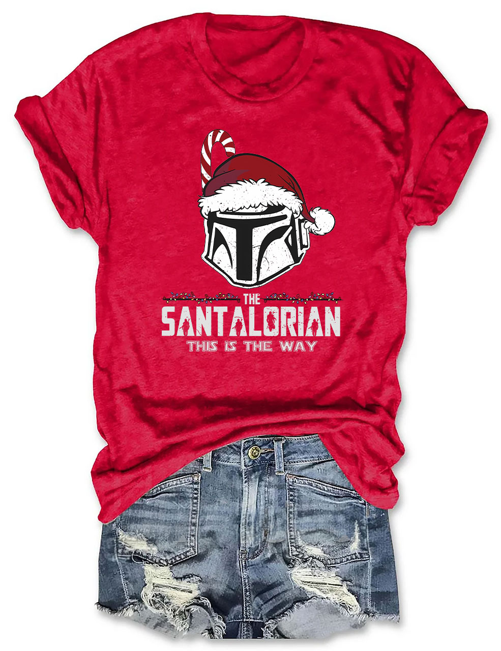 Star Wars Santalorian Funny T-shirt
