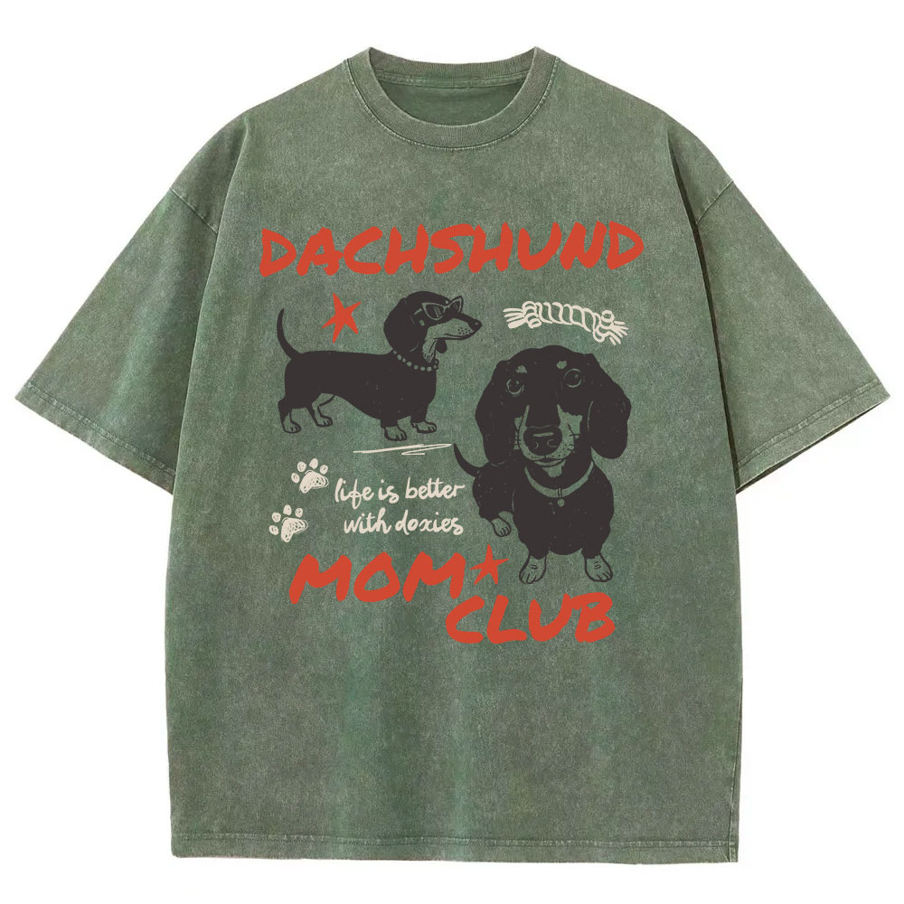 Coke Zero and Dachshund Club Washed T-shirt