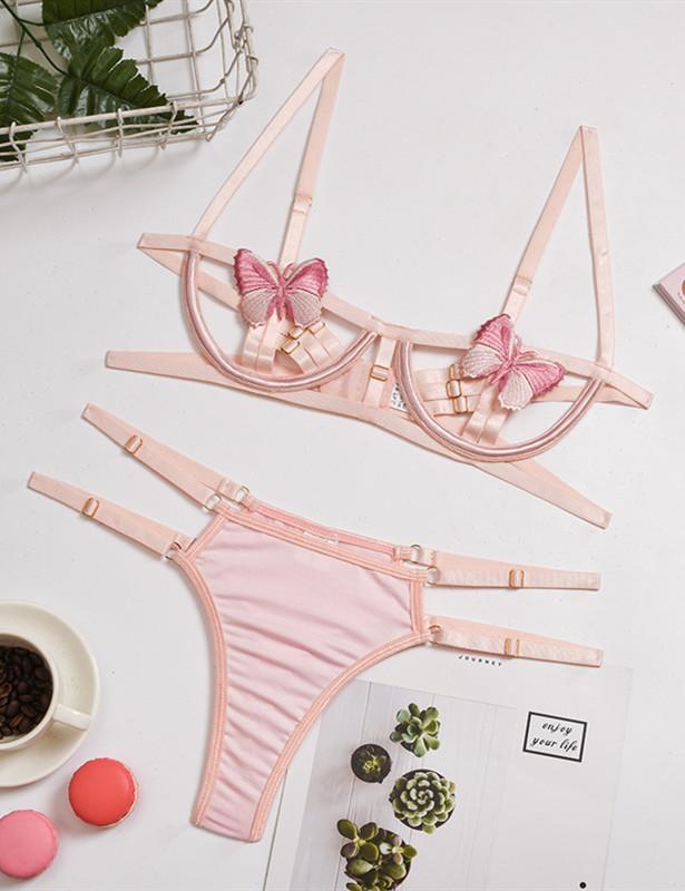 Butterfly Bandage Bra & Panty Set