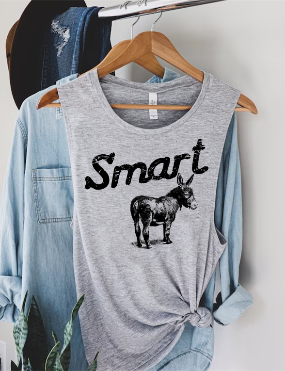 Funny Smart Ass Donkey Tank