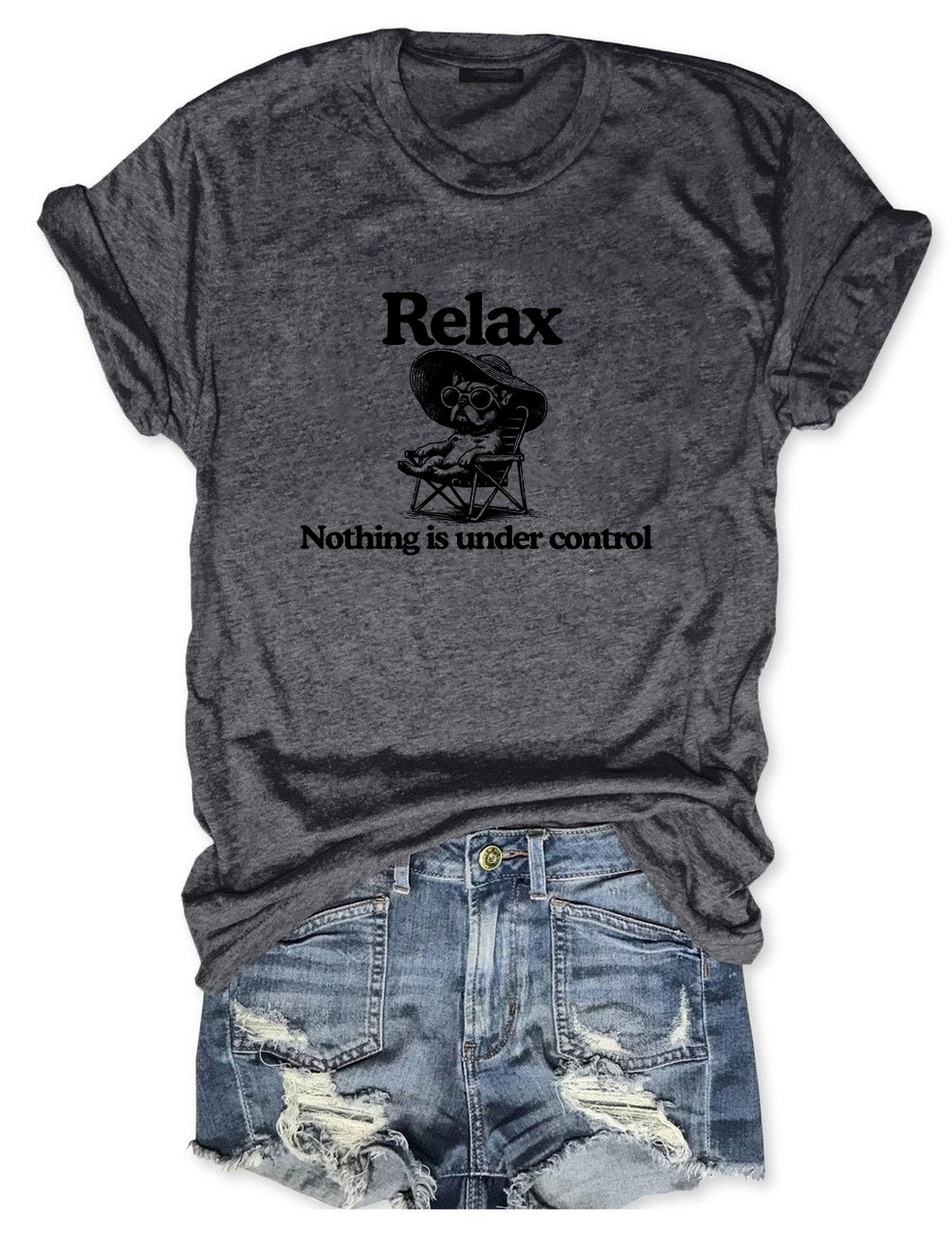 Relax Summer French Bulldog T-shirt