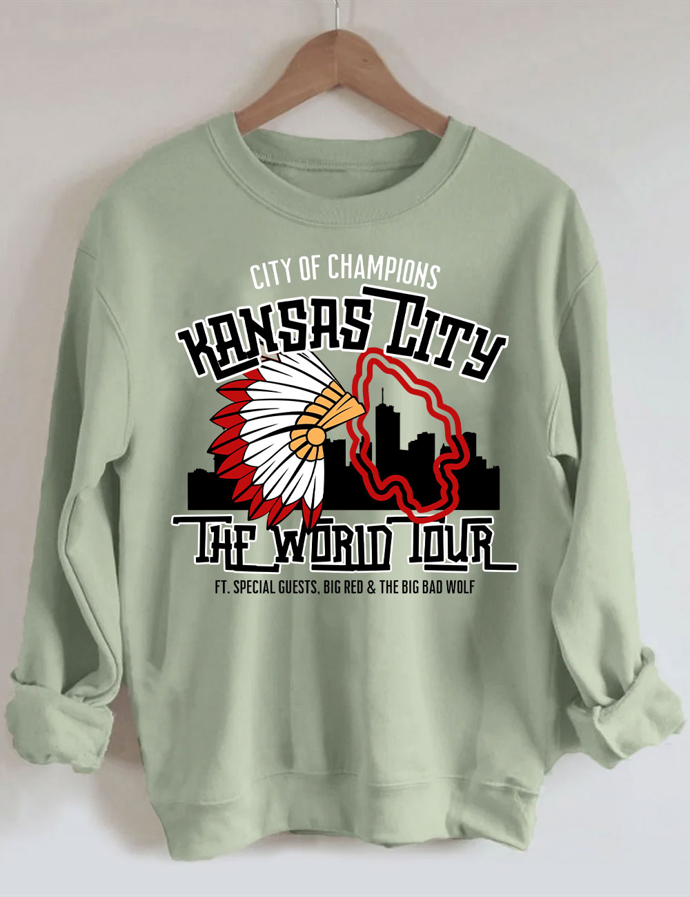 Kansas City WORLD TOUR Football Sweatshirt