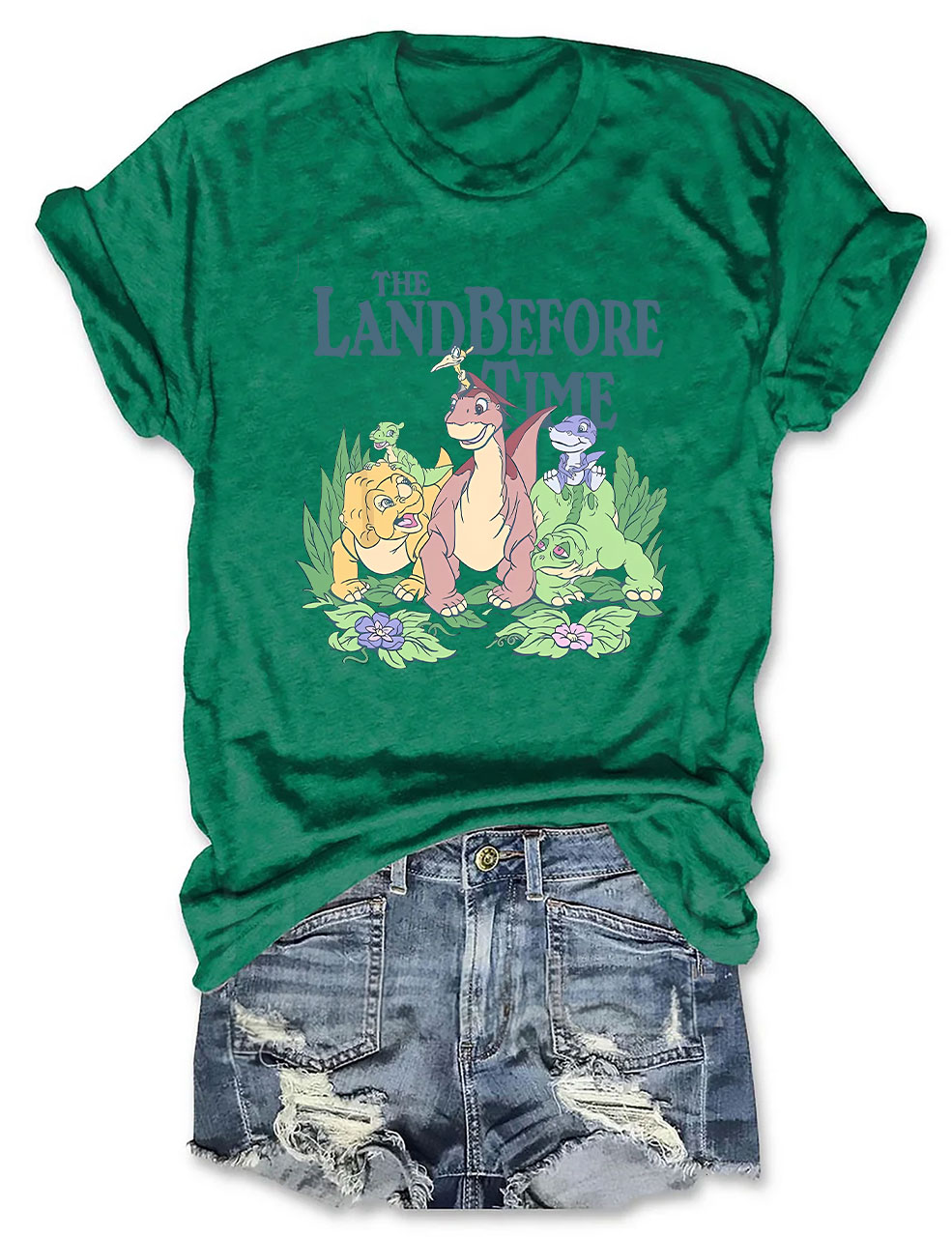 The Land Before Time Pastel Dinosaur Friends T-shirt
