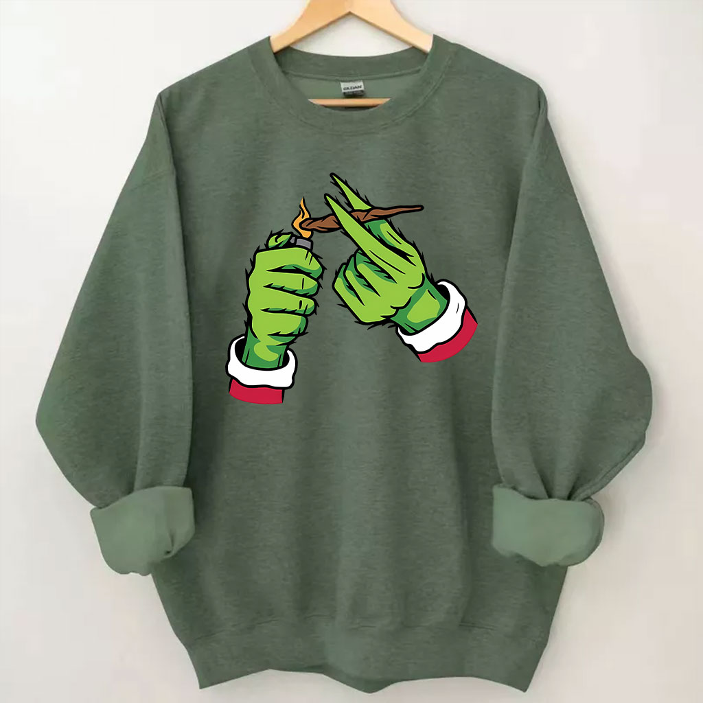 Pothead Christmas Sweatshirt