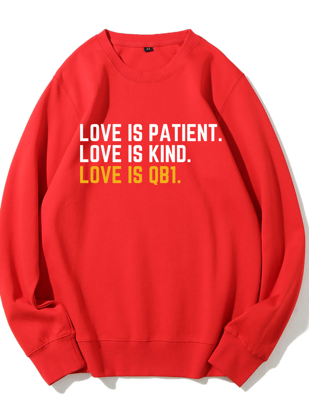 Love Is Patient Green Bay Football Sweatshirt
