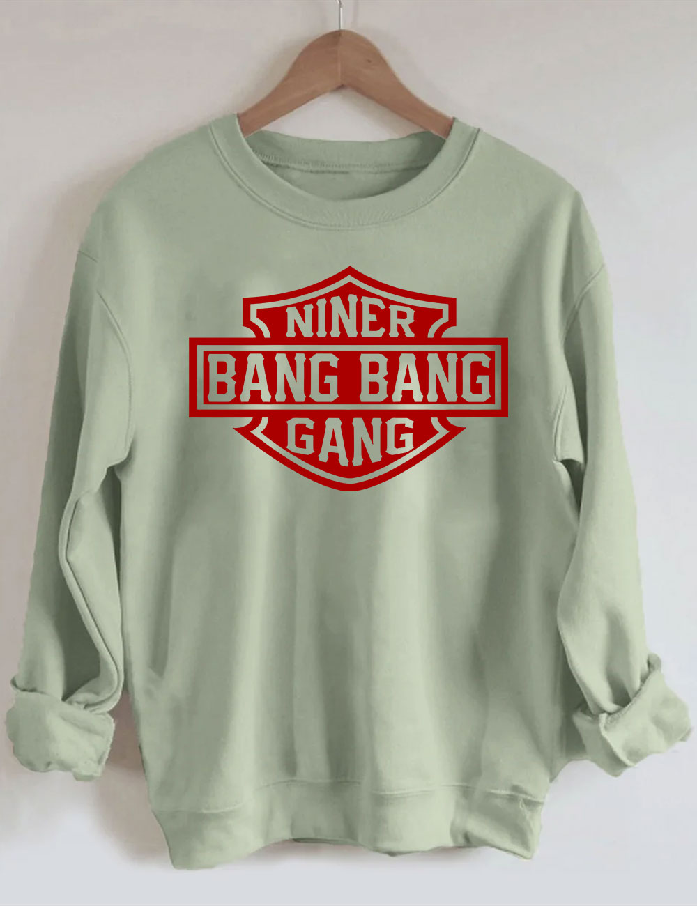Bang Bang Niner Gang Football Sweatshirt