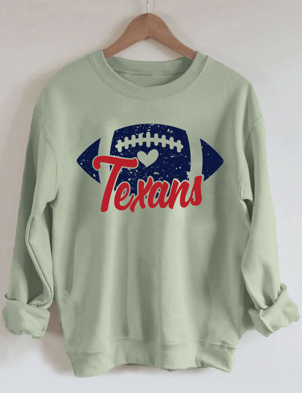 Love For Houston Texans Football Sweatshirt