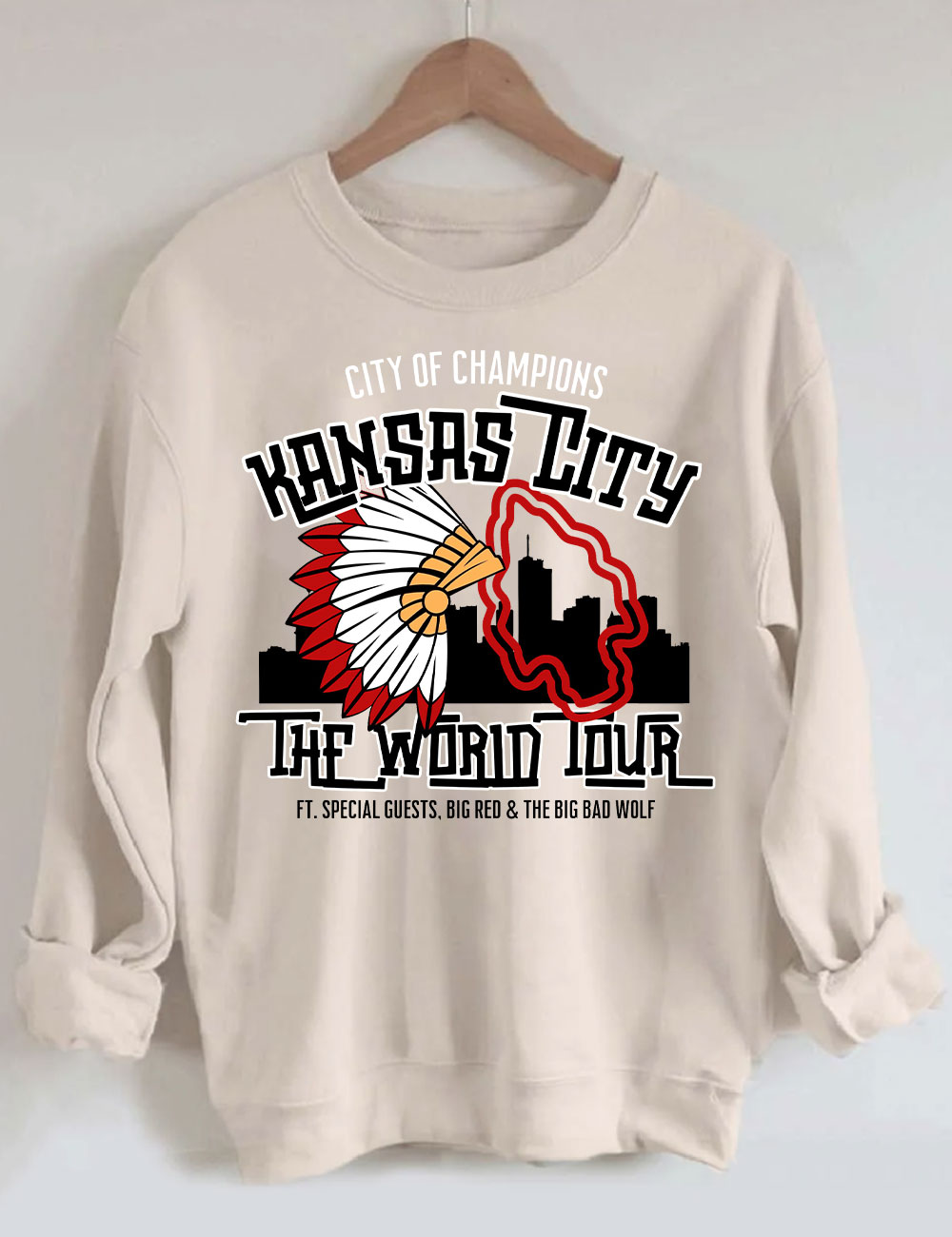 Kansas City WORLD TOUR Football Sweatshirt