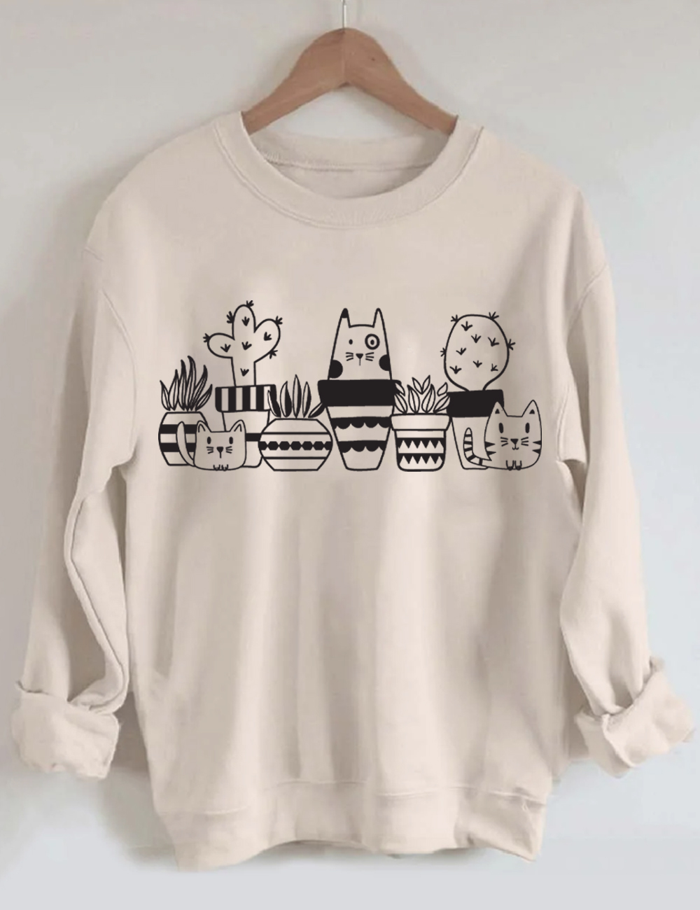 Cats with Plants Sweatshirt