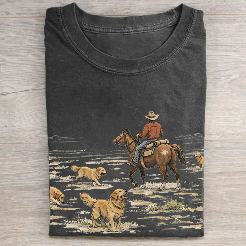 Western Golden Retriever T-shirt
