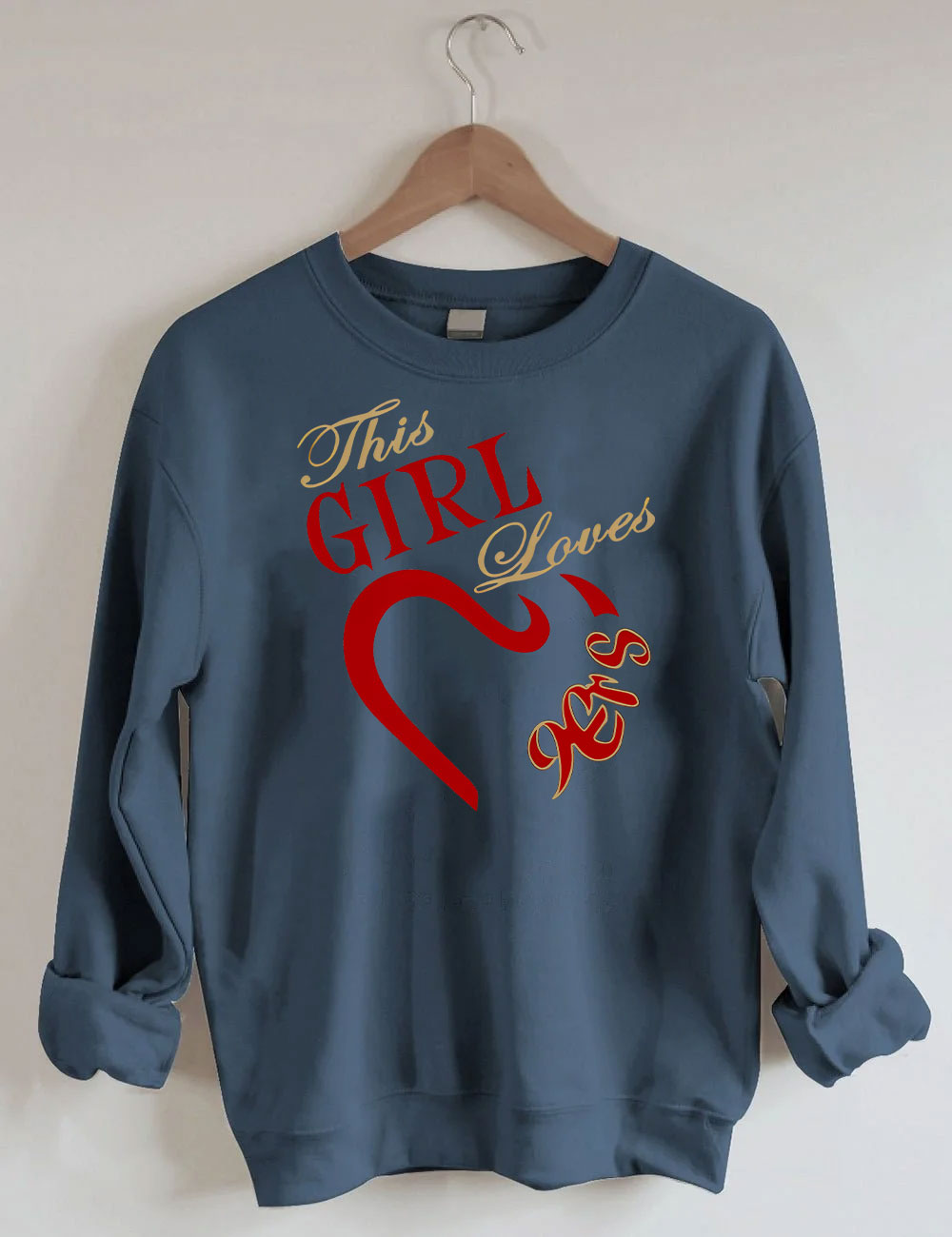 The Girl Loves 9ers San Francisco Football Sweatshirt