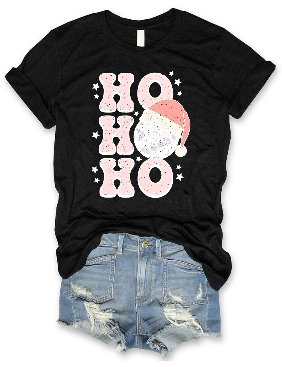 Retro Christmas graphic T Shirt