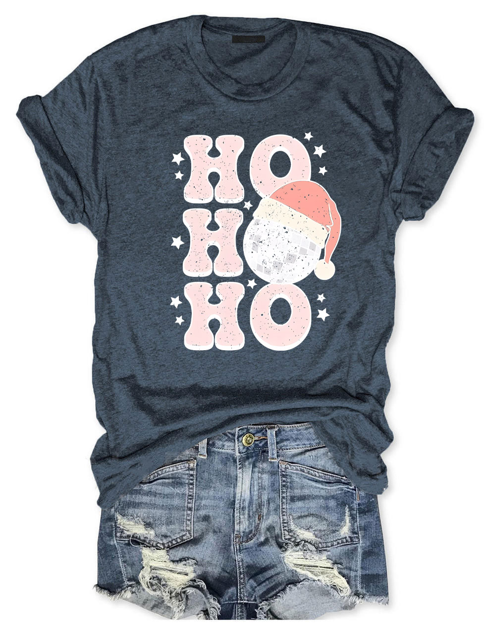 Retro Christmas graphic T Shirt