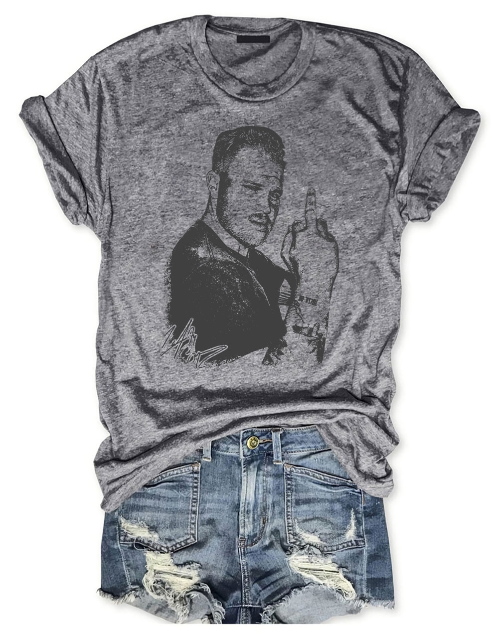 Vintage Funny Middle Finger From Zach T-Shirt