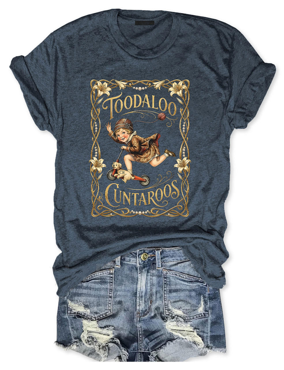 Retro Roller Girl T-Shirt