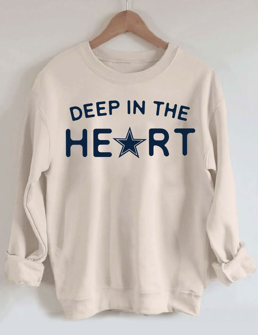 Deep In The Heart Dallas Football Sweatshirt