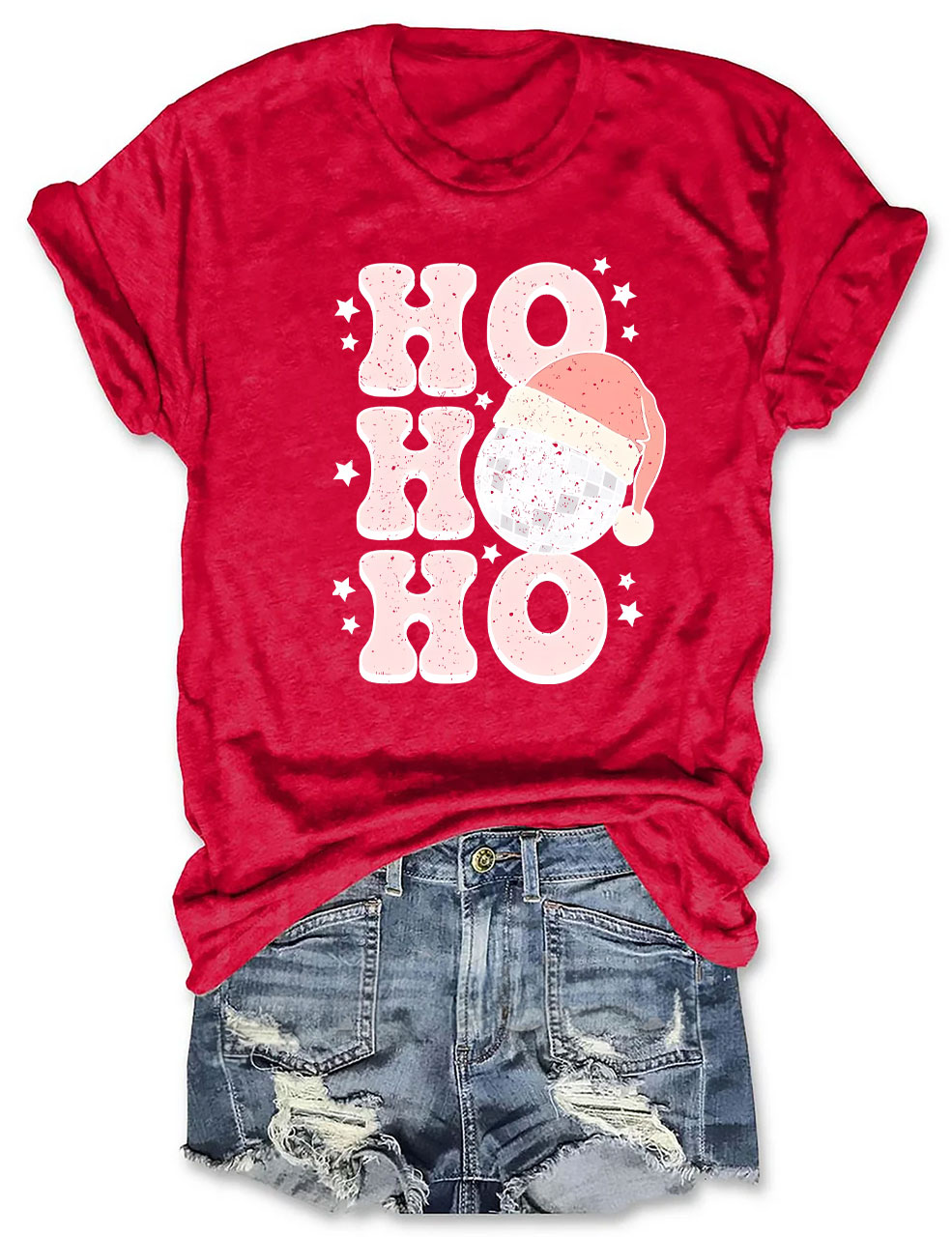 Retro Christmas graphic T Shirt
