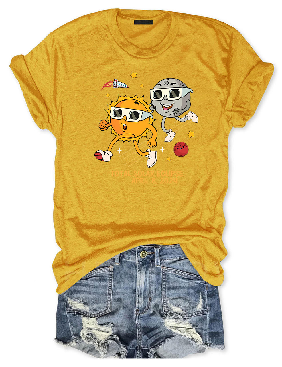 Total Solar Eclipse 2024 Funny T-shirt