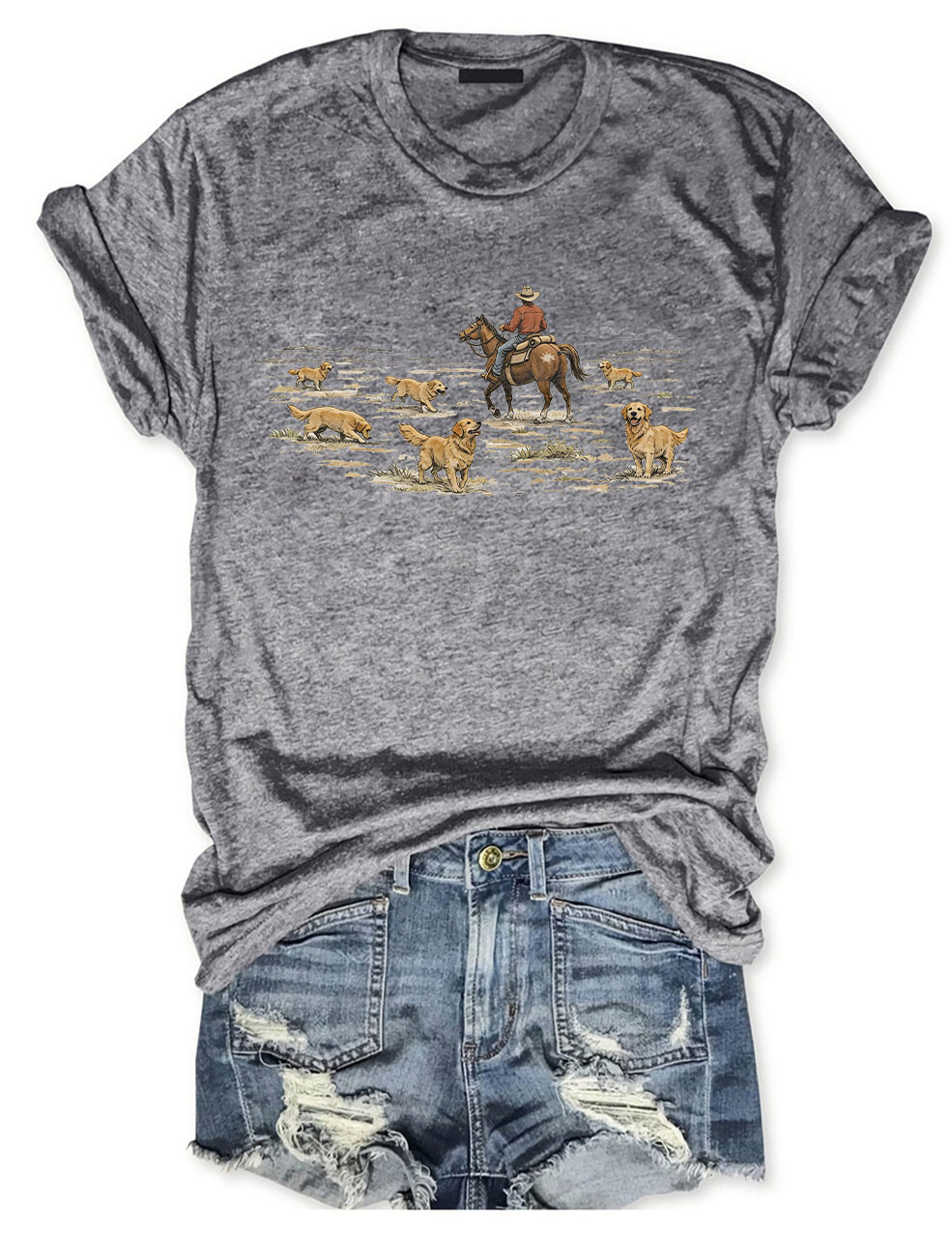 Western Golden Retriever T-shirt