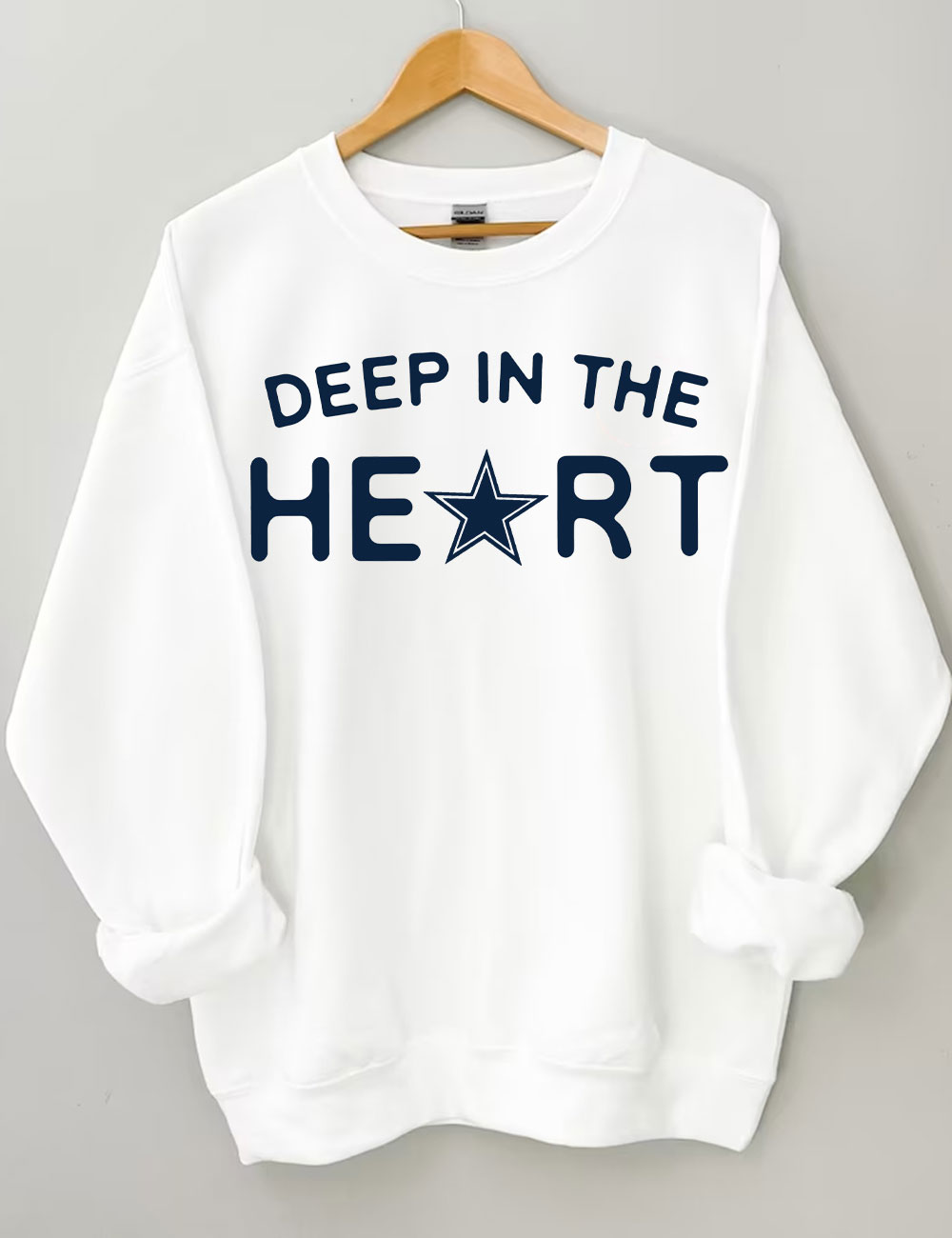 Deep In The Heart Dallas Football Sweatshirt