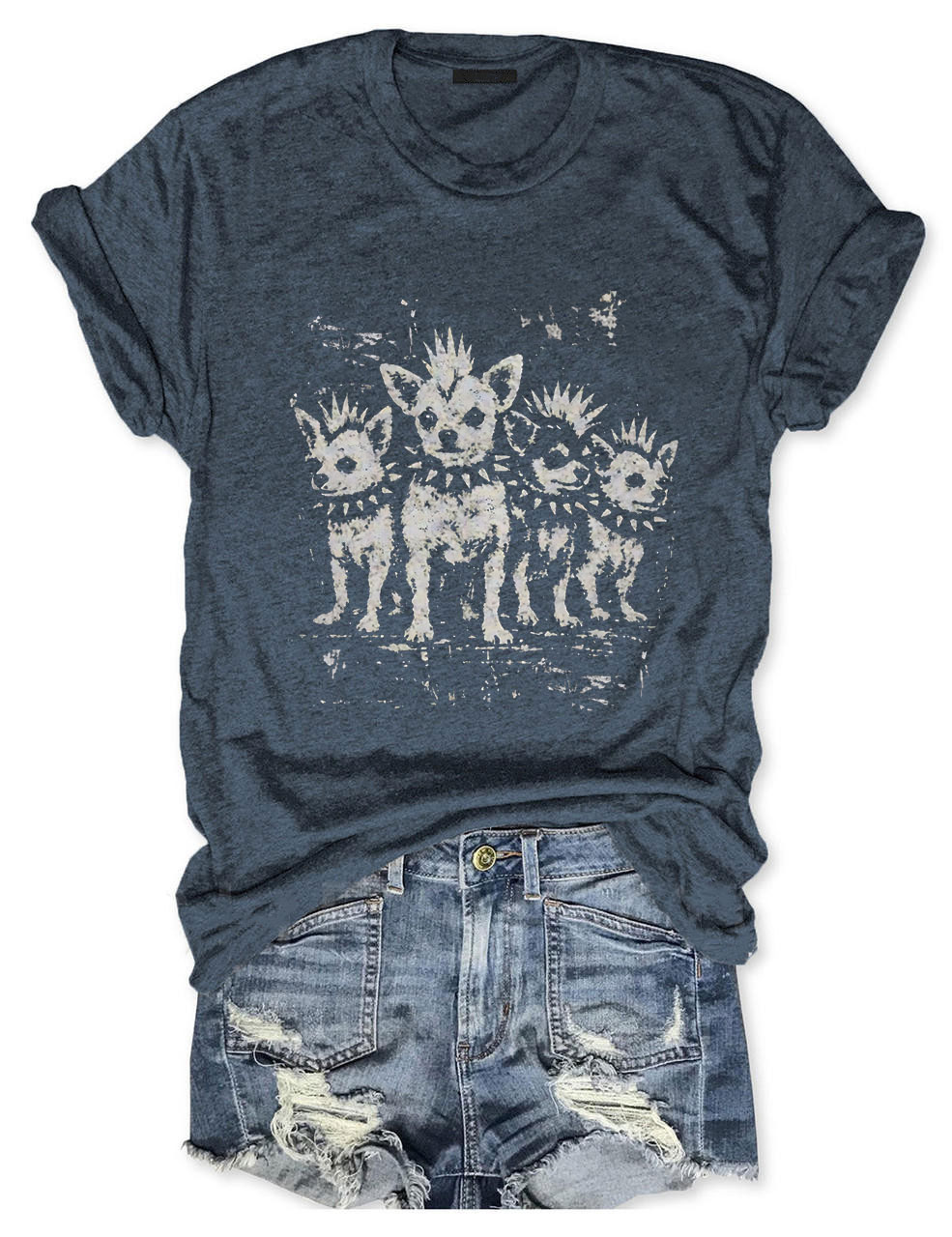 Vintage Punk Chihuahua T-shirt