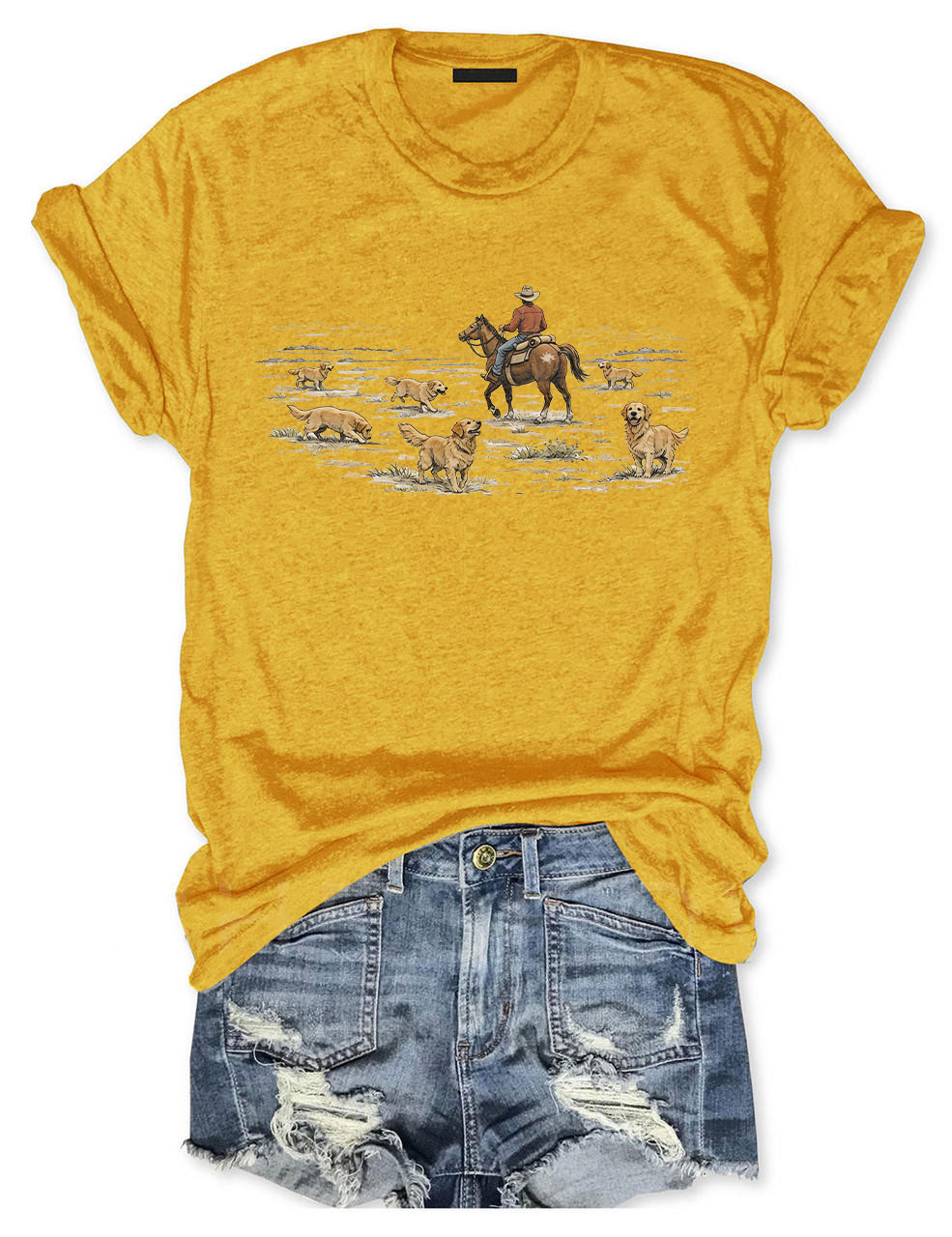 Western Golden Retriever T-shirt
