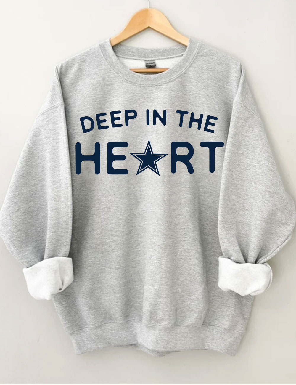 Deep In The Heart Dallas Football Sweatshirt