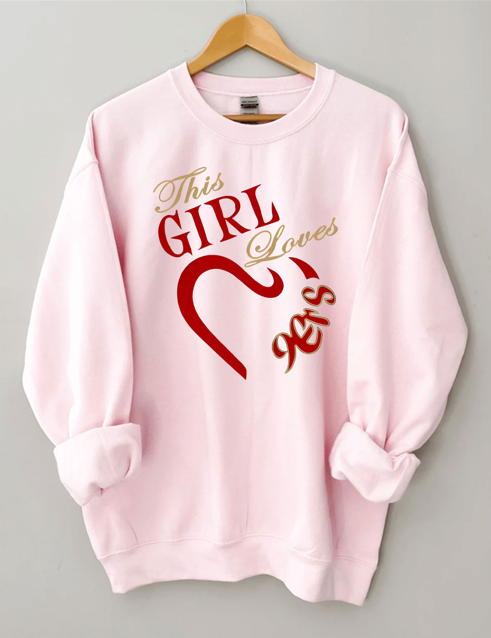 The Girl Loves 9ers San Francisco Football Sweatshirt