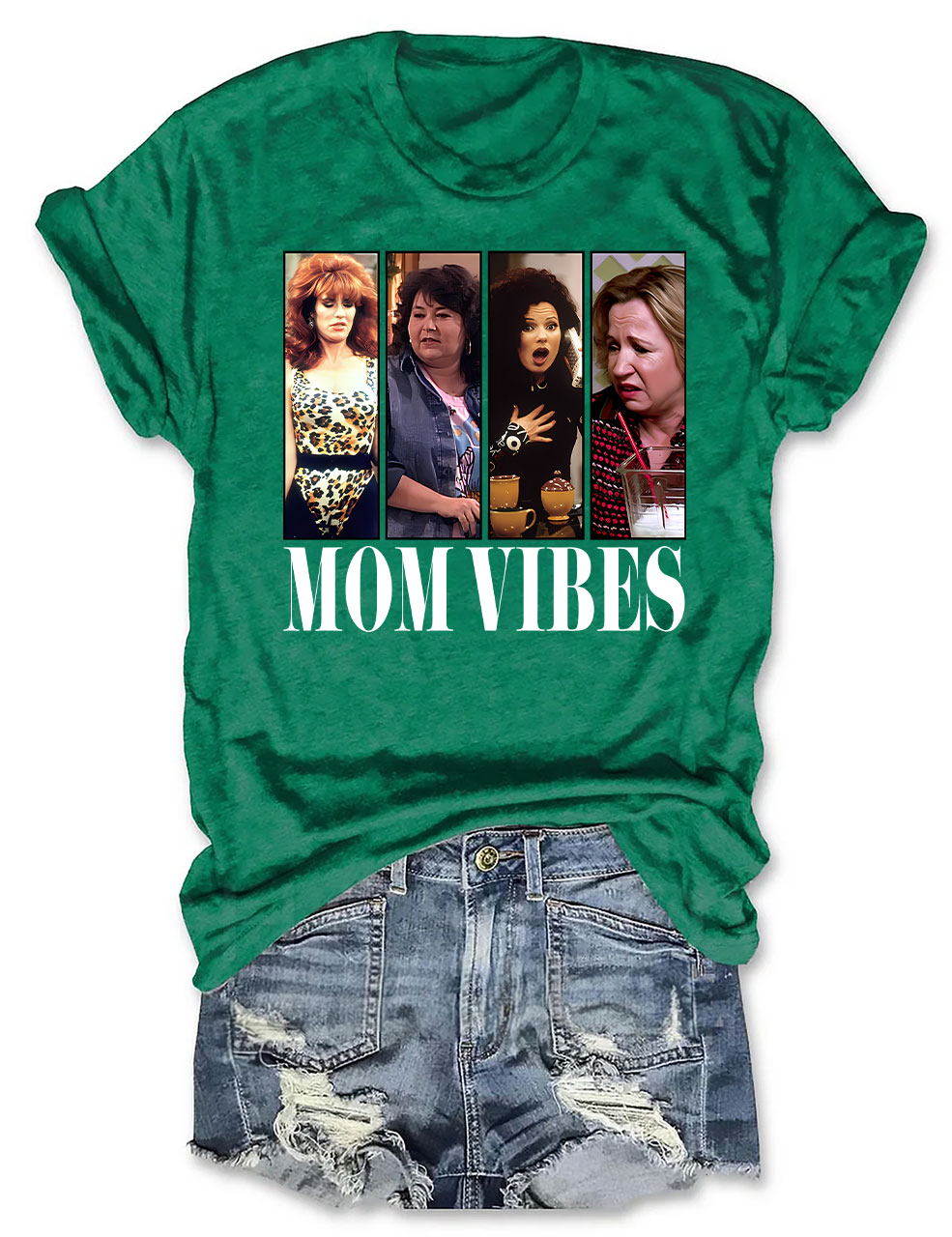 Retro 90��s Mom Vibes T-shirt