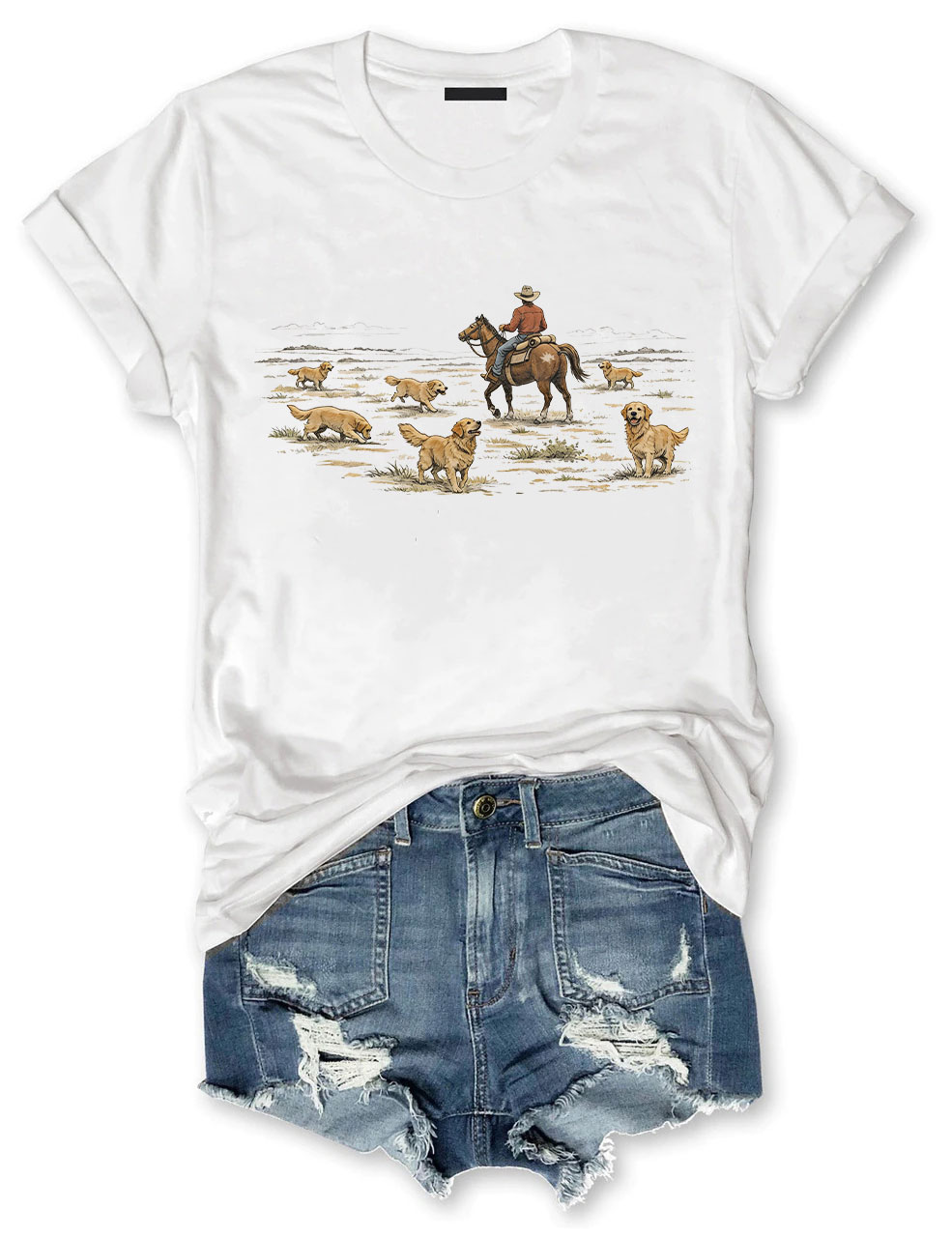 Western Golden Retriever T-shirt