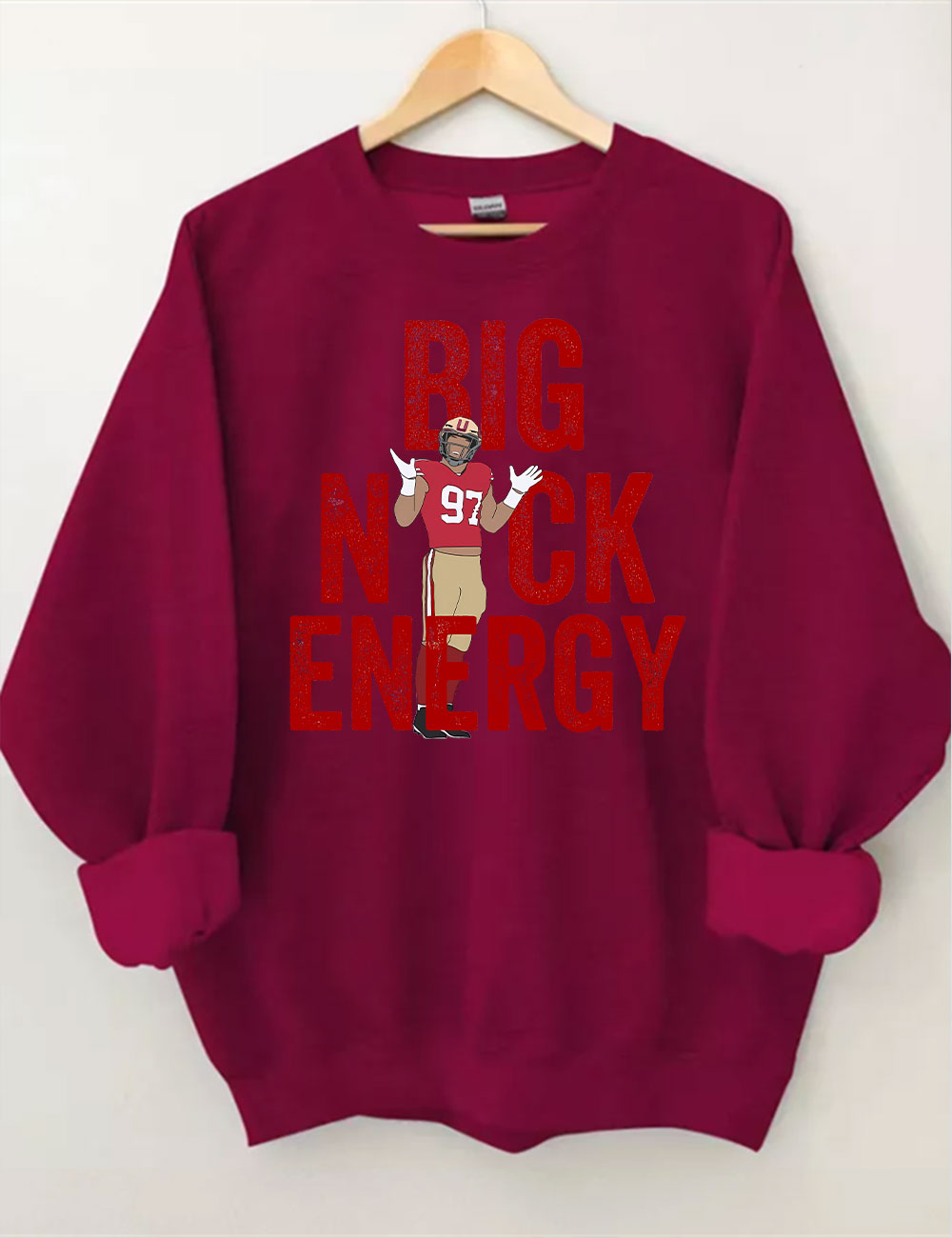 Nick Bosa Big Nick Energy Niners San Francisco Football Sweatshirt