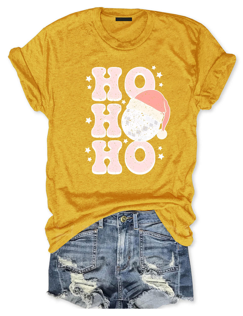 Retro Christmas graphic T Shirt