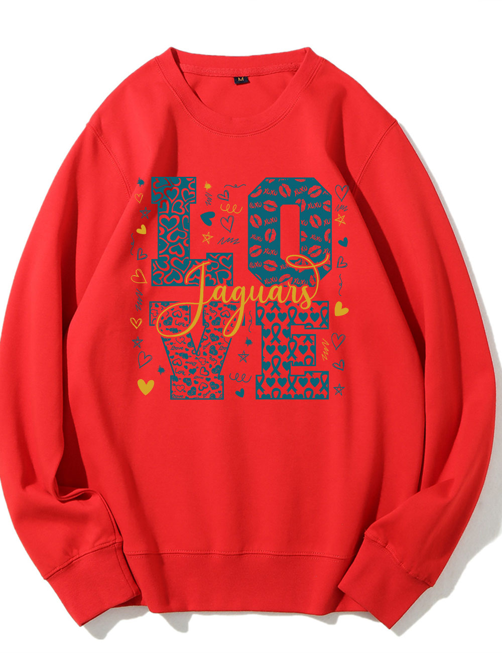 Love Jaguars Sweatshirt