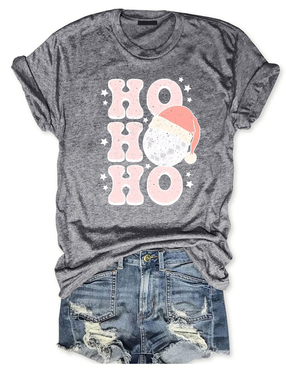 Retro Christmas graphic T Shirt