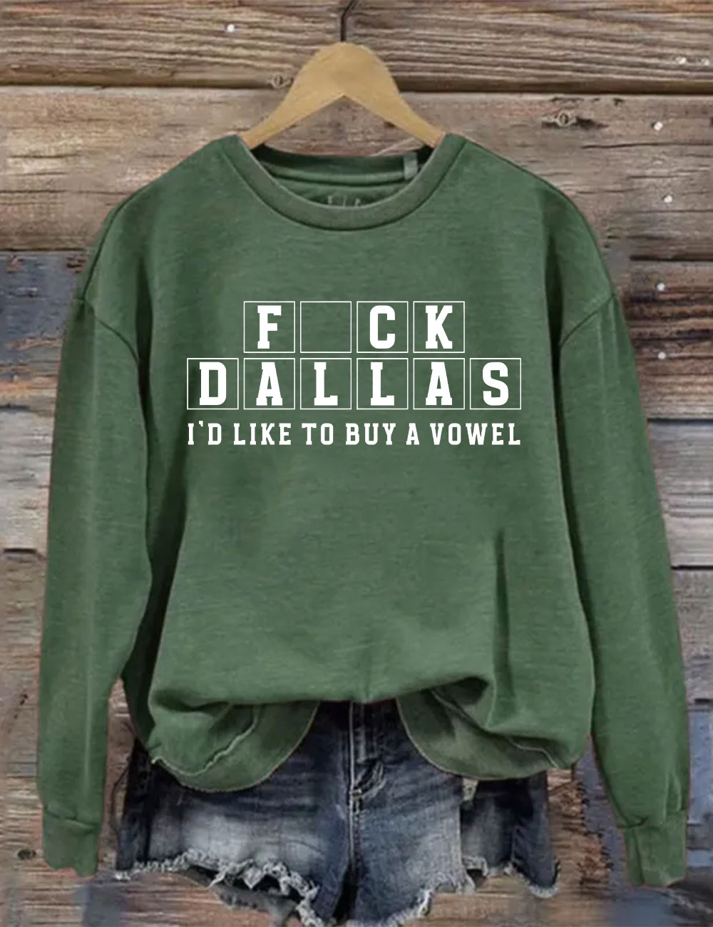 F*ck Dallas Buy A Vowel Philadelphia Football Sweatshirt