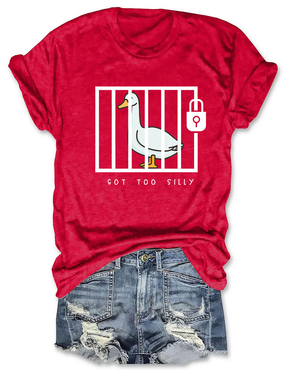 Funny Prison Got Too Silly Goose T-Shirt