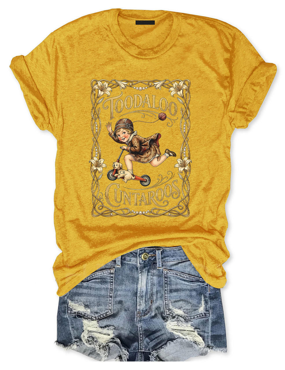 Retro Roller Girl T-Shirt