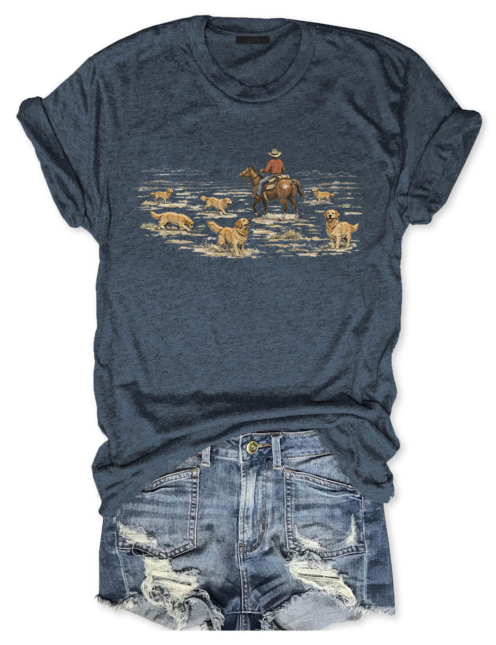 Western Golden Retriever T-shirt