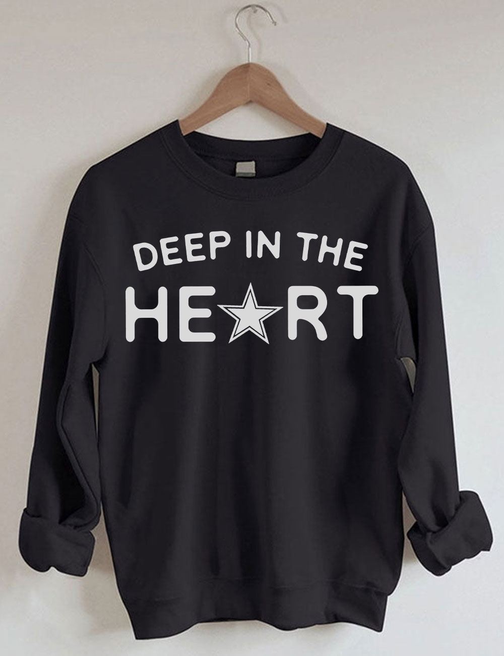 Deep In The Heart Dallas Football Sweatshirt