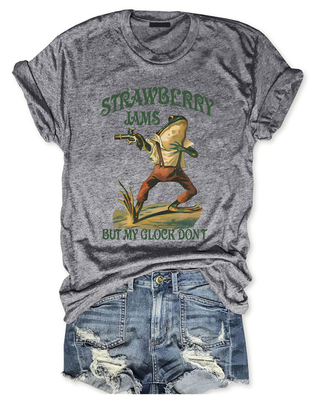 Strawberry Jams But My Glock Don't T-shirt