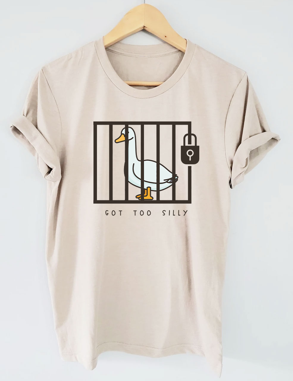 Funny Prison Got Too Silly Goose T-Shirt