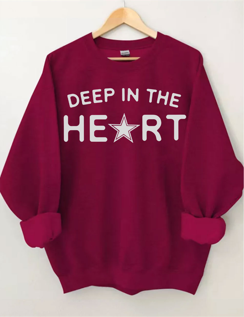 Deep In The Heart Dallas Football Sweatshirt